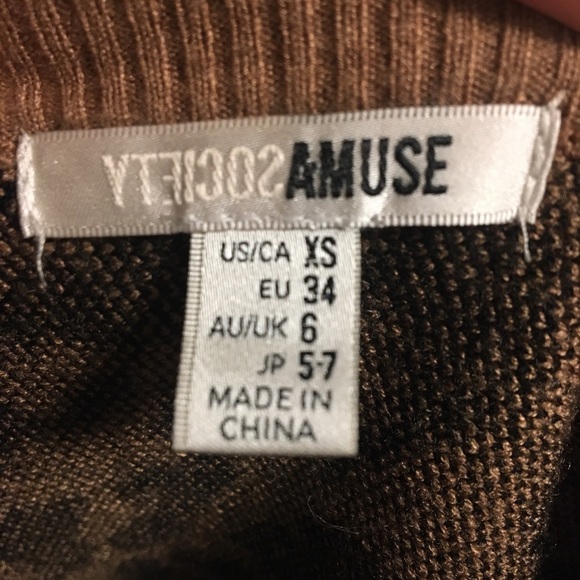 Amuse Society Animal Print Sweater - Picture 4 of 5